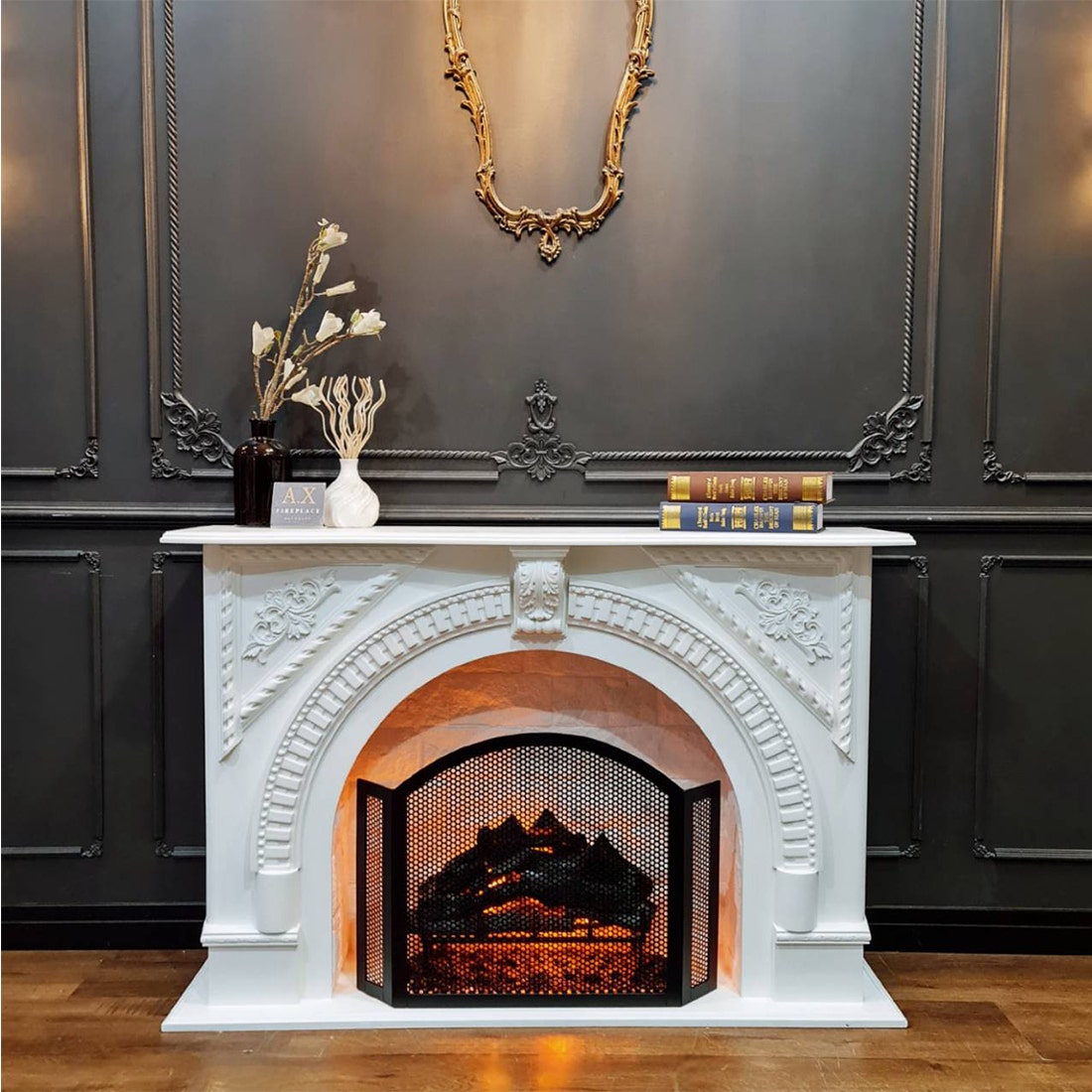 A.X FIREPLACE เตาผิงไฟฟ้าตกแต่งบ้าน รุ่น SB2